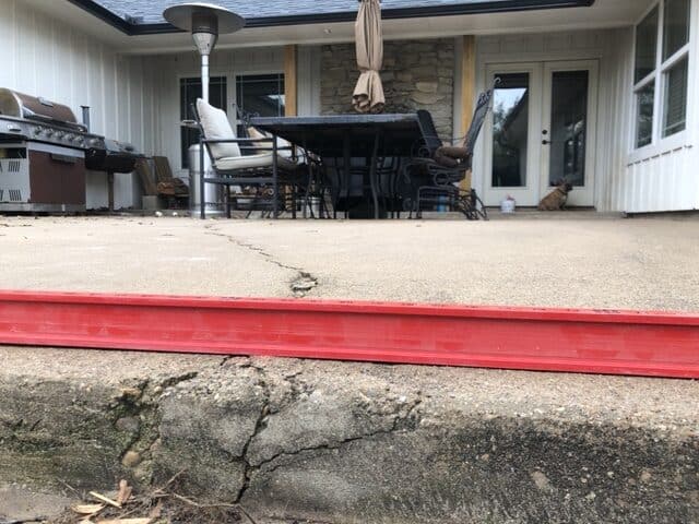 After Concrete Lifting Precision Foundation Repair Texas after picture