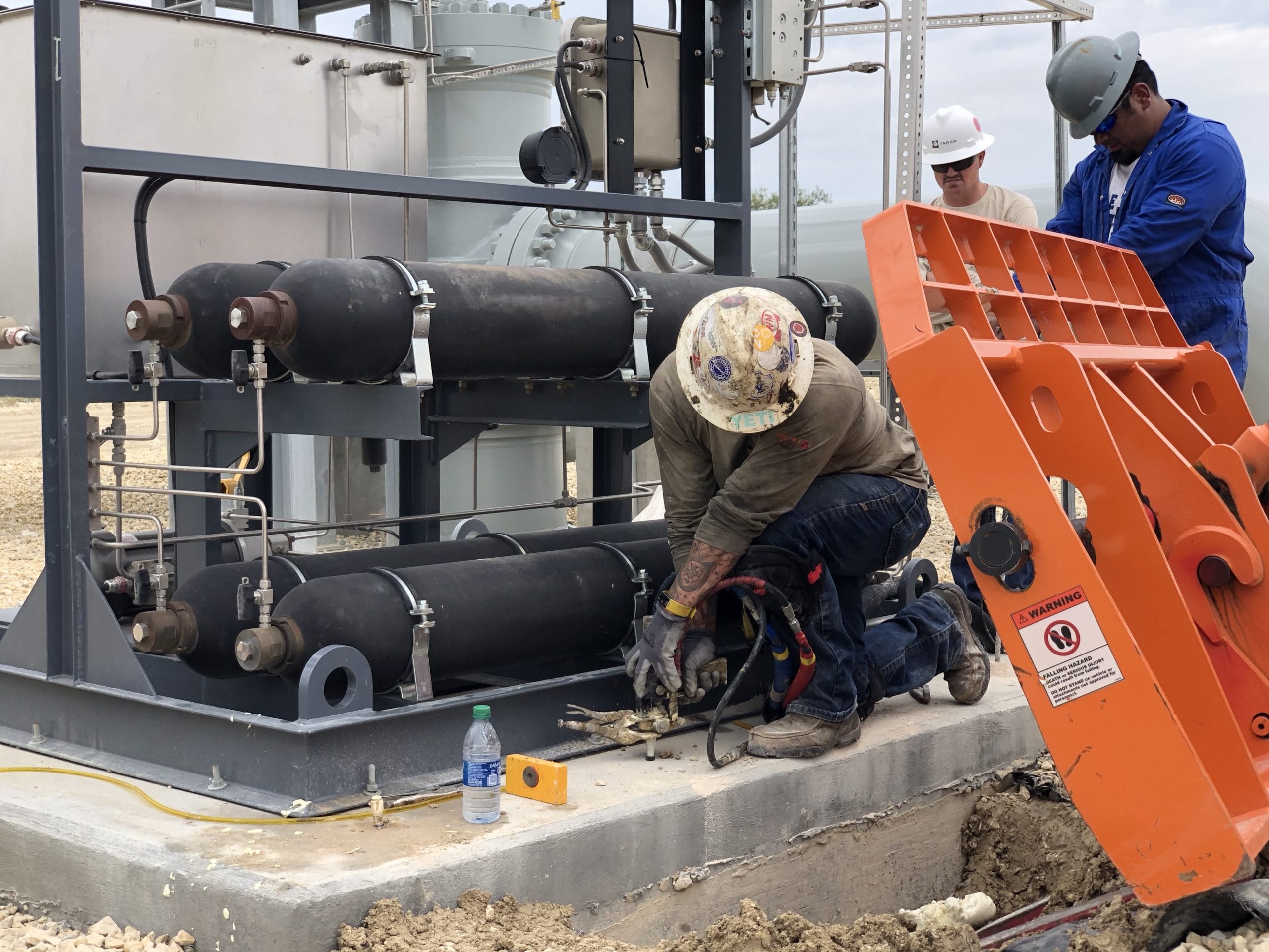 Foundation Repair Concrete Lifting Stephenville TX - Gas Plant Project