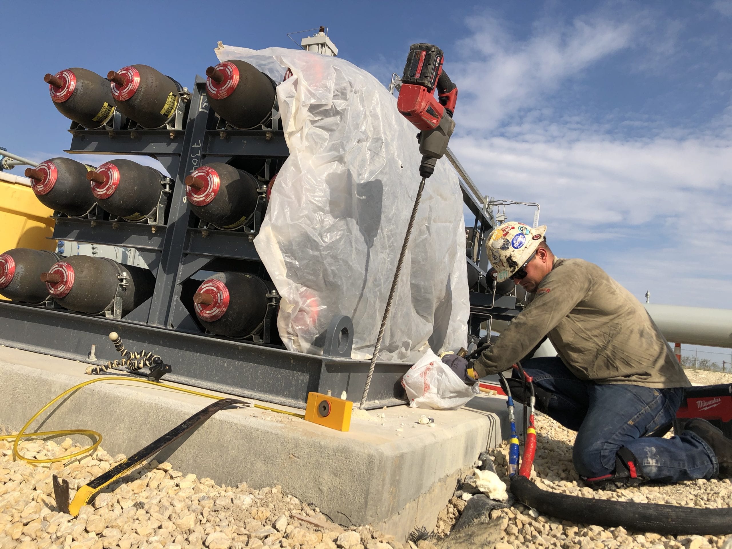 Foundation Repair Concrete Lifting Stephenville TX - Gas Plant Project