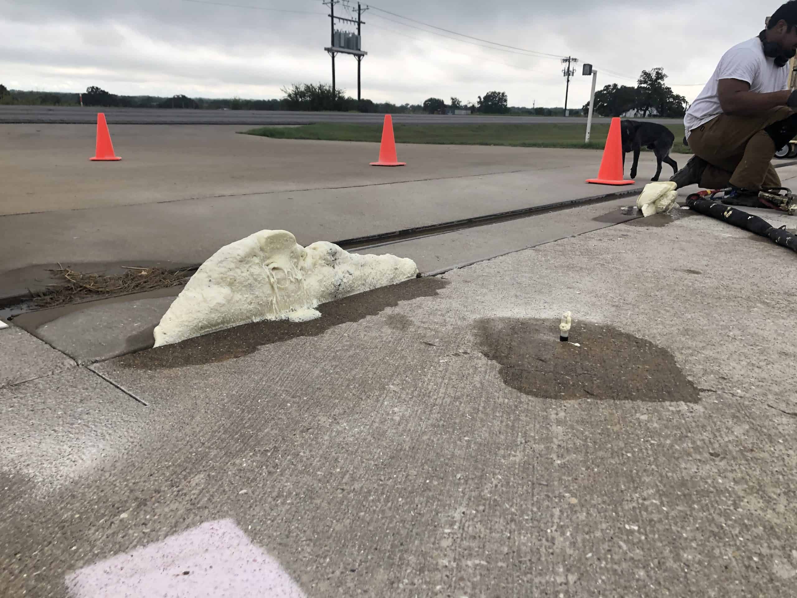 Foundation Repair Concrete Lifting Stephenville TX - Parking Lot Repair