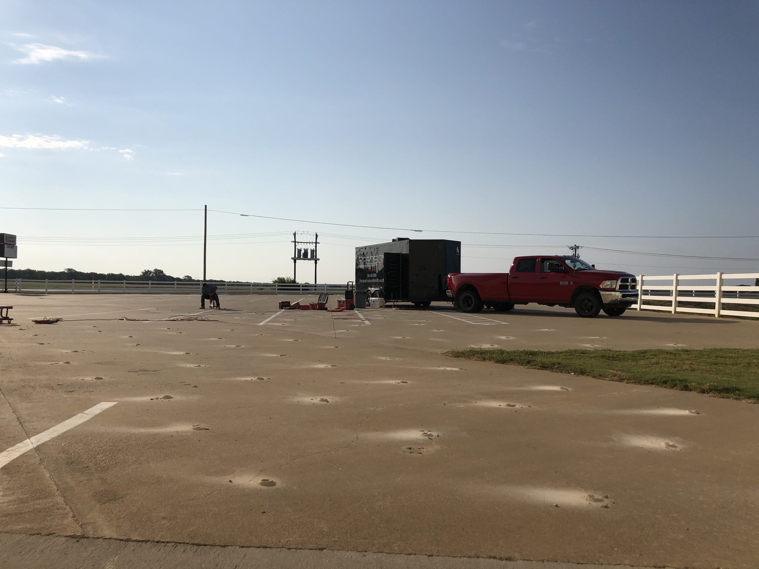 Foundation Repair Concrete Lifting Stephenville TX - Parking Lot Repair