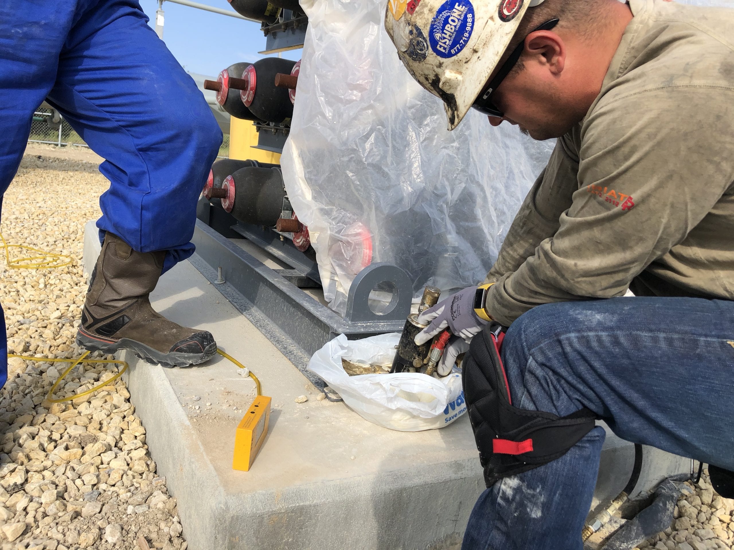 Foundation Repair Concrete Lifting Stephenville TX - Gas Plant Project